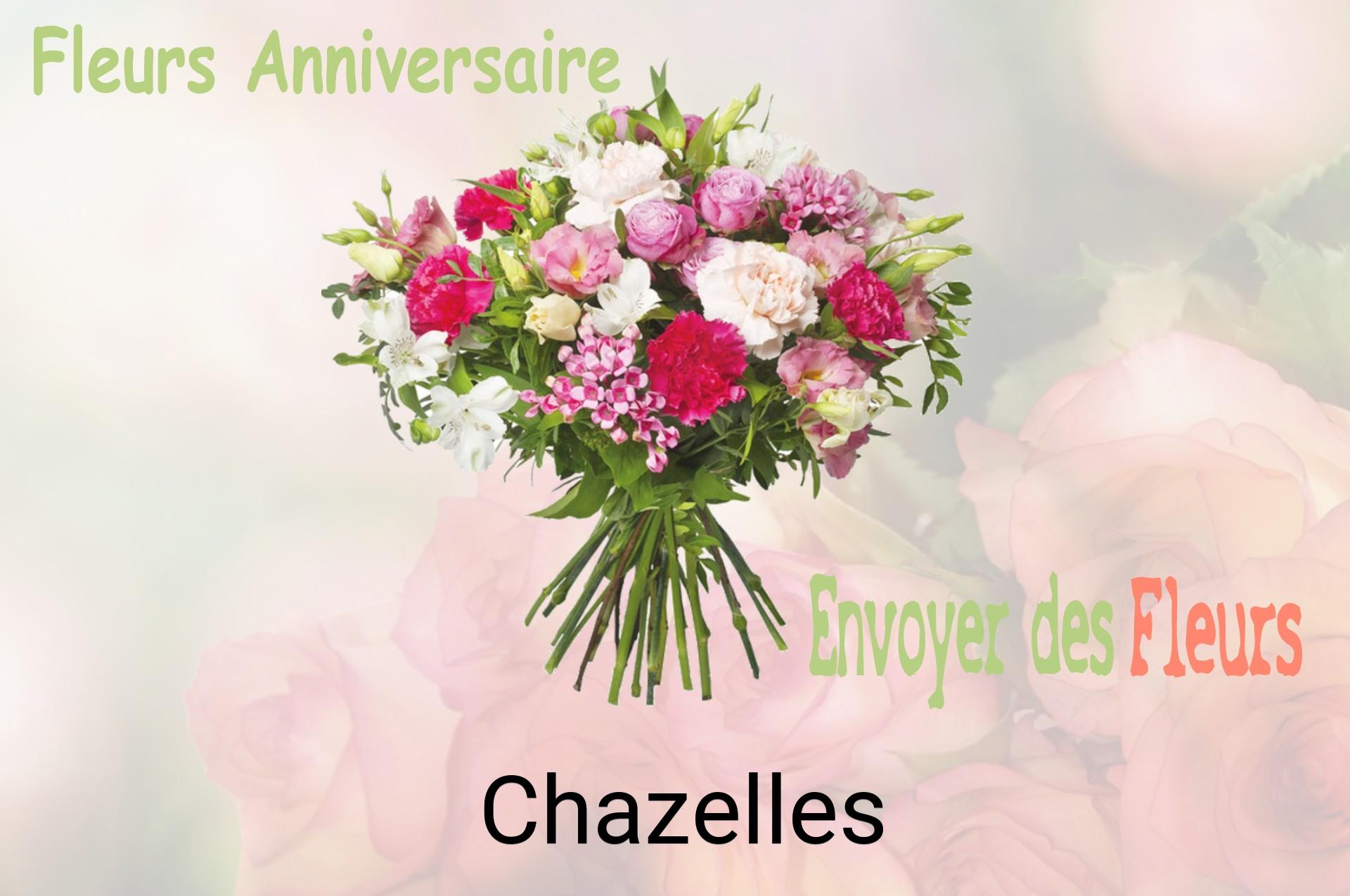 Bouquet de fleurs d’anniversaire livré à Chazelles